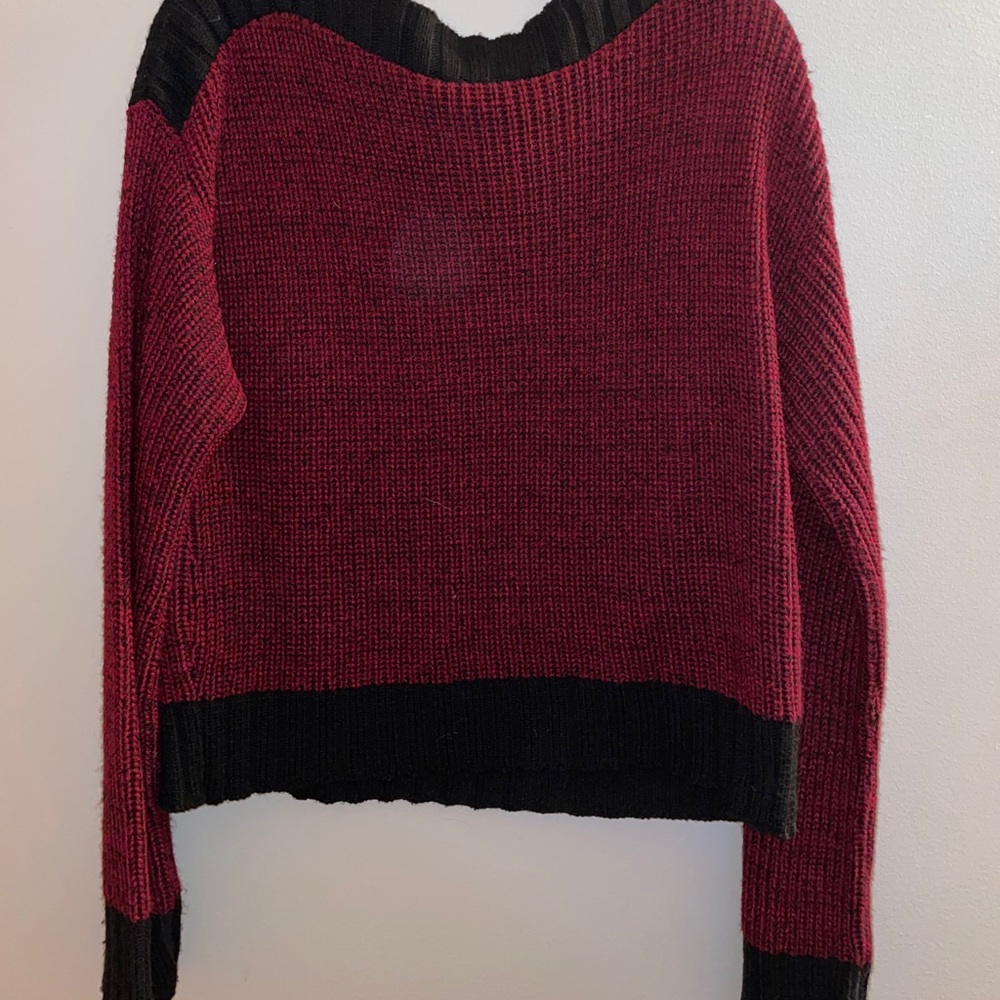 Red sweater